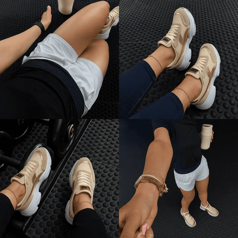 Nuevas zapatillas de tenis Golden Step con plantilla ortopédica COMPRA 2, PAGA 1