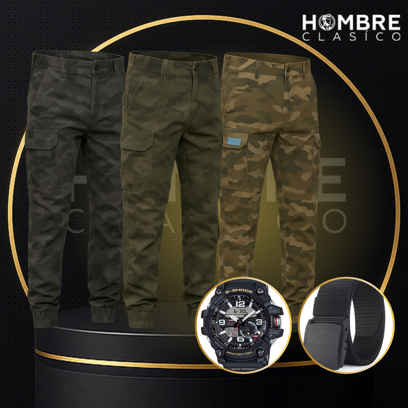 Kit 3 Pantalones Tácticos + 2 REGALOS