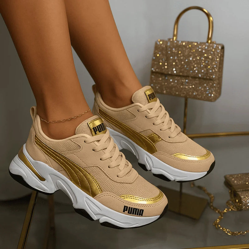 Nuevas zapatillas de tenis Golden Step con plantilla ortopédica COMPRA 2, PAGA 1