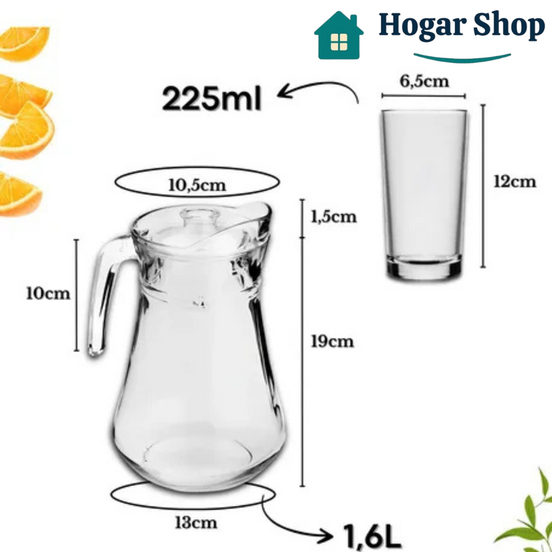 Modelo Con 6 Vasos de Regalo