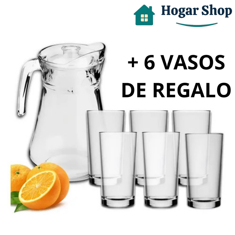Modelo Con 6 Vasos de Regalo