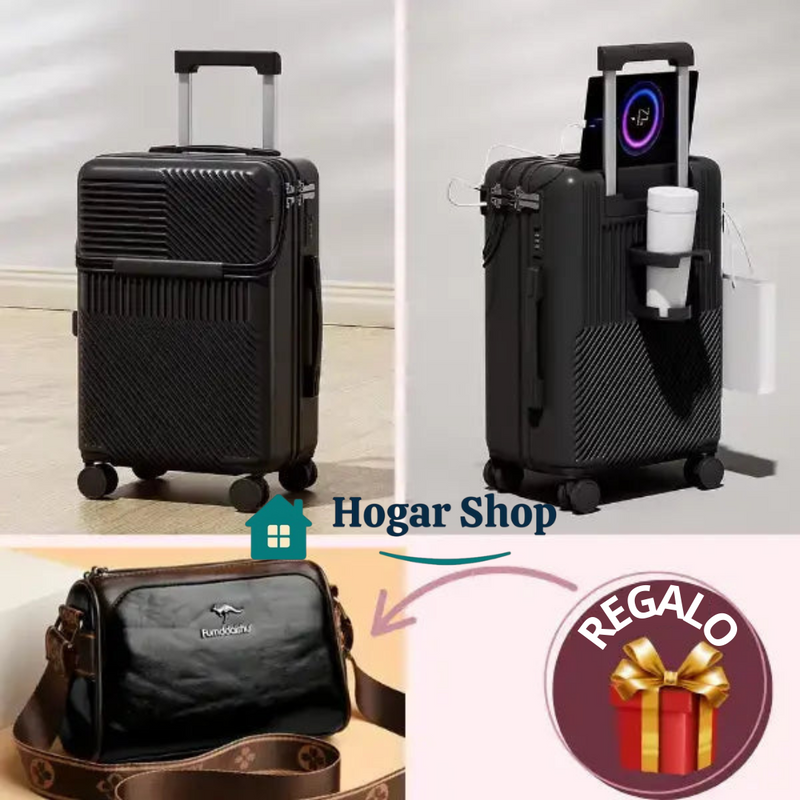 Bolsa de viaje versátil con candado + cargador USB + REGALO EXCLUSIVO