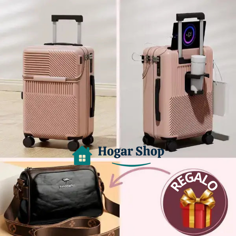 Bolsa de viaje versátil con candado + cargador USB + REGALO EXCLUSIVO