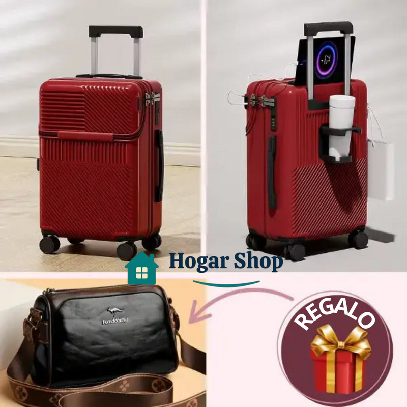 Bolsa de viaje versátil con candado + cargador USB + REGALO EXCLUSIVO