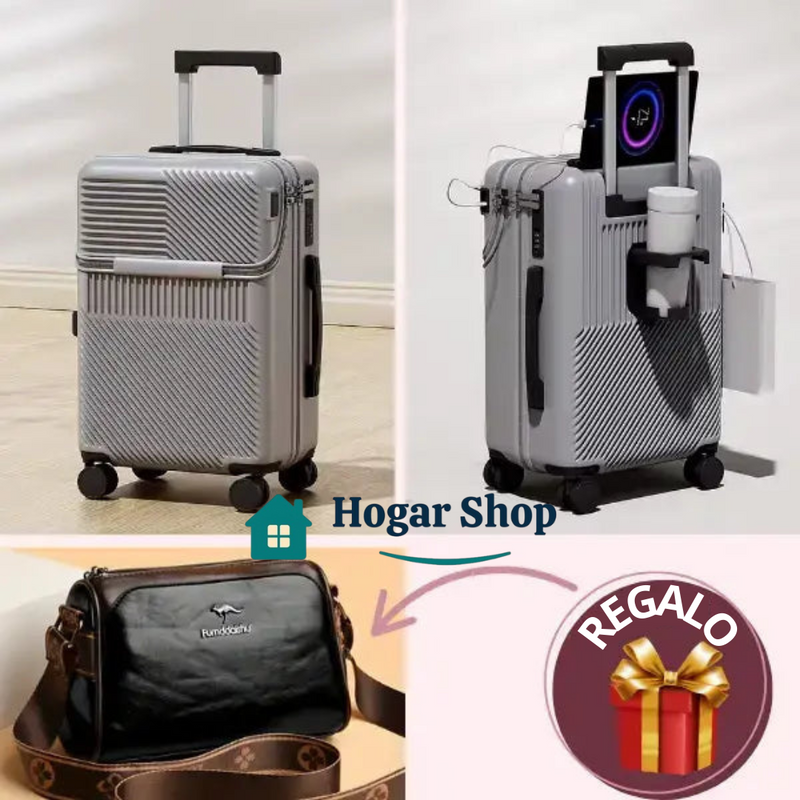 Bolsa de viaje versátil con candado + cargador USB + REGALO EXCLUSIVO